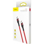 BASEUS USB Cable - Cafule CATKLF-H09 Type-C - Type-C 2M 60W 3A red