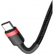 BASEUS USB Cable - Cafule CATKLF-G91 Type-C - Type-C 1M 60W 3A black-red