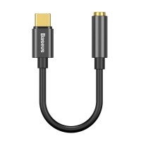 Baseus L54 Adapter from USB-C to 3,5 mm mini jack (headphones) black (CATL54-01)