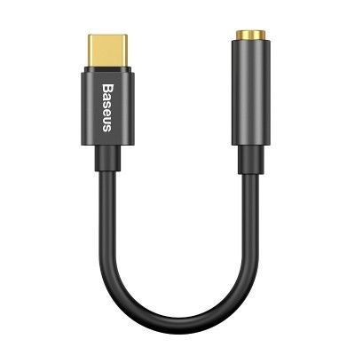 Baseus L54 Adapter from USB-C to 3,5 mm mini jack (headphones) black (CATL54-01)