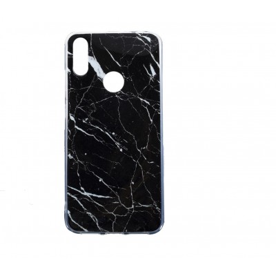 Wozinsky Θήκη με Μαρμάρινο (Marble) Print  TPU case cover για  Xiaomi Redmi Note 7 Μαύρο