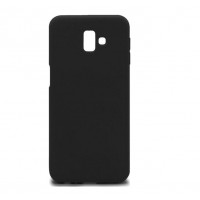 Hurtel Soft Matt Gel TPU Cover θήκη για Samsung Galaxy J6 Plus 2018 J610 μαύρη
