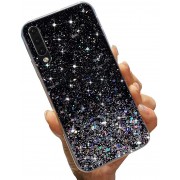 Wozinsky Star Glitter Shining Cover for Samsung Galaxy A70 μαύρη