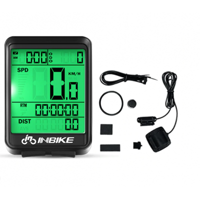 Inbike Υπολογιστής-Κοντέρ  ποδηλάτου IC321