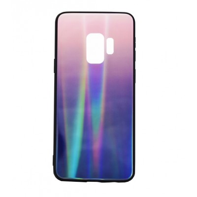 Aurora Γυάλινη Θήκη Προστασίας για Samsung S9 G950 2018 (ρόζ - μαύρο)