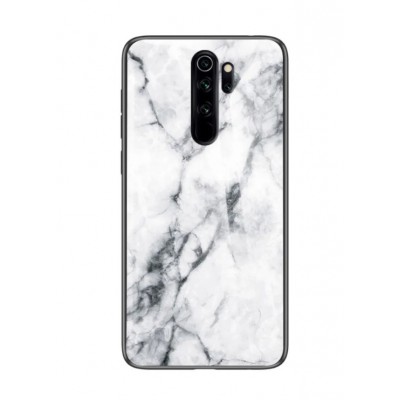 Wozinsky Θήκη με Μαρμάρινο (Marble) Print  TPU case cover για  Xiaomi Redmi Note 8 Pro Λευκό