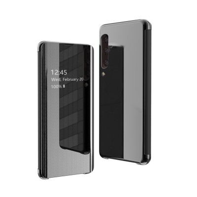 Clear View cover for Samsung Galaxy A70 μαύρη