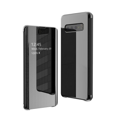 Flip View cover για Samsung Galaxy S10 Μαύρη