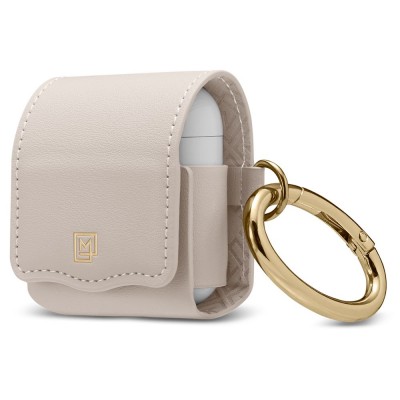 Spigen La Manon Airpods Case Leather Pale Pink
