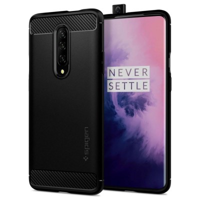 Spigen Rugged Armor Oneplus 7 Pro Matte Μαύρο