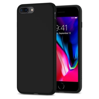 Matt TPU θήκη για iPhone 7 Plus/8 Plus μαύρη