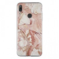 Wozinsky Θήκη με Μαρμάρινο (Marble) Print  TPU case cover για  Xiaomi Redmi Note 7 Ροζ