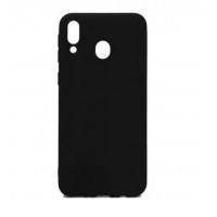 Hurtel Soft Matt Θήκη Gel TPU Cover για Samsung Galaxy M20 μαύρη