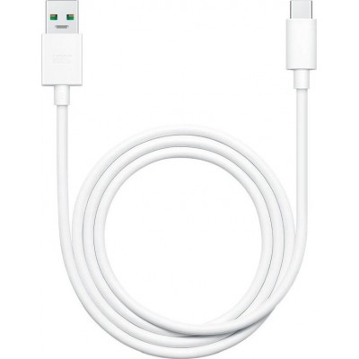 USB CABLE OPPO DL129 USB TYPE C VOOC 1M BULK white