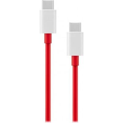 USB CABLE ONEPLUS FLAT A3000 3.1 4A Type C 1M red