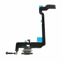 Καλωδιοταινία με Θύρα Φόρτισης για iPhone XS μαύρο