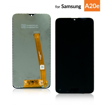 Γνήσια οθόνη Samsung LCD και Touch Samsung Galaxy A20e Black