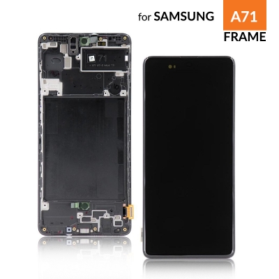  Οθόνη Με Μηχανισμό Αφής Samsung A715 Galaxy A71 Μαύρο