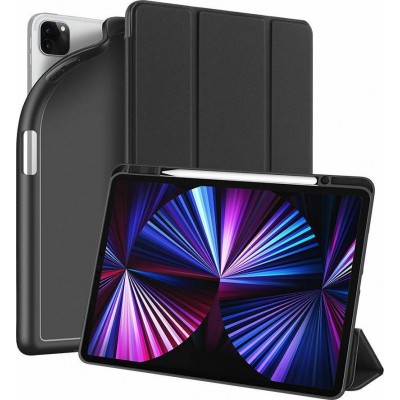 Dux Ducis Osom Flip Cover Stand / Υποδοχή Στυλό Μαύρο (iPad Pro 2021 12.9")