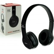 P47 Wireless BT Over Ear Ακουστικά Μαύρα