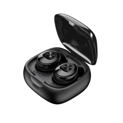 TWS XG12 Bluetooth 5.0 Ασύρματα και IPX5 Αδιάβροχα Ακουστικά μαύρο
