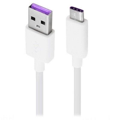 Huawei USB to Type-C καλώδιο AP71 (HD1289) 1m λευκό original (bulk)
