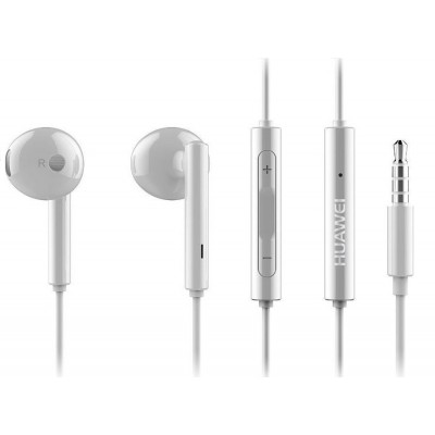 Huawei AM115 ακουστικά (3.5 mm) λευκό original retail packaging