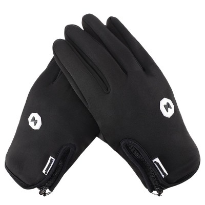 Wozinsky universal sport waterproof winter gloves - touch screen compatible black  (WTG1BK)