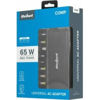 Τροφοδοτικό 18.5-20V 65W  3.5A με 10 βύσματα αυτόματο REBEL KOM0939-65