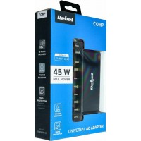 Τροφοδοτικό 12-19V 45W  2.1A με 10 βύσματα αυτόματο REBEL KOM0939-45