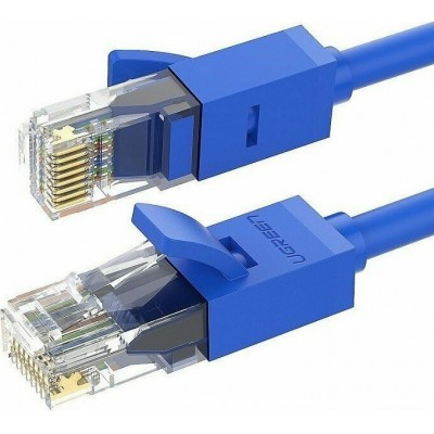 Ugreen Ethernet patchcord cable RJ45 Cat 6 UTP 1000Mbps 1 m blue (NW102 11201)