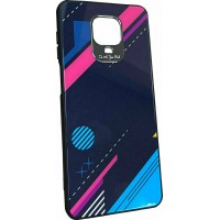 Color Glass Case Durable Cover with Tempered Glass Back and camera cover Xiaomi Redmi Note 9 Pro / Redmi Note 9S pattern 4