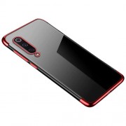 Clear Color Case Gel TPU Electroplating frame Cover for Xiaomi Mi 9 Lite  Κόκκινο