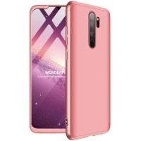 GKK 360 Protection Full Body Cover θήκη για Xiaomi Redmi Note 8 Pro Ροζ