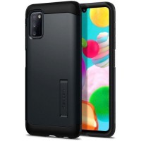 Spigen Tough Armor Galaxy A41 Metal Slate Μαύρο