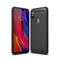 Carbon Case Εύκαμπτη Θήκη TPU για Xiaomi Redmi Note 6 Pro Μαύρο