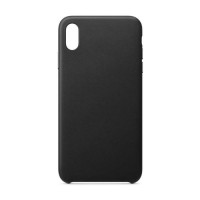 ECO Leather case cover for iPhone XS / iPhone X μαύρη