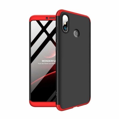 GKK 360 Protection Θήκη Full Body Cover for Xiaomi Mi Max 3 Μαύρο-Κόκκινο
