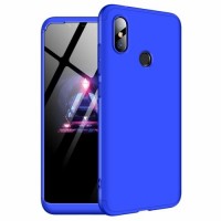GKK 360 Protection Θήκη Full Body Cover for Xiaomi Redmi Note 6 Pro Μπλε