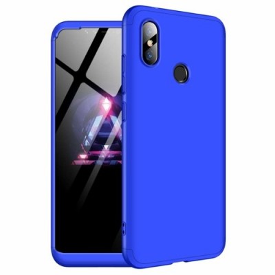 GKK 360 Protection Θήκη Full Body Cover for Xiaomi Redmi Note 6 Pro Μπλε