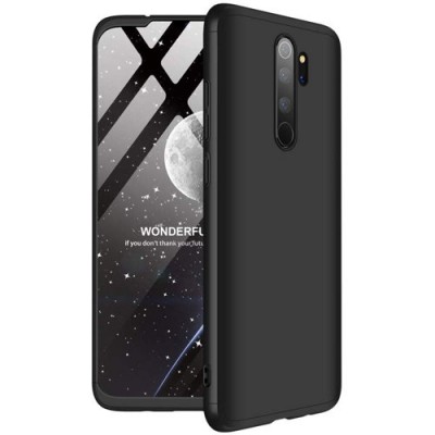 GKK 360 Protection Full Body Cover θήκη για Xiaomi Redmi Note 8 Pro Μαύρο
