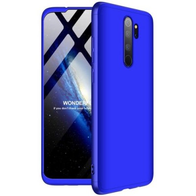 GKK 360 Protection Full Body Cover θήκη για Xiaomi Redmi Note 8 Pro Μπλε