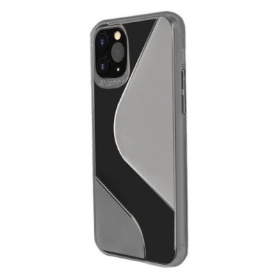 S-Case Flexible Cover TPU Case for Xiaomi Redmi Note 9 Pro / Redmi Note 9S Μαύρο