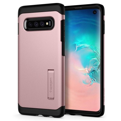Spigen Θήκη Tough Armor Galaxy S10 Ροζ-Χρυσό