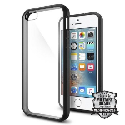 Spigen Θήκη Ultra Hybrid iPhone 5s/Se Μαύρο