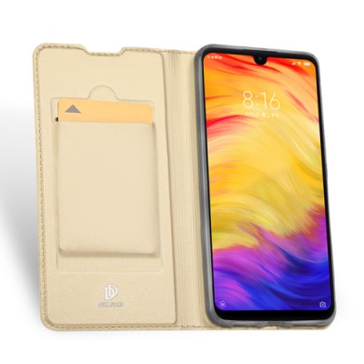 DUX DUCIS Skin Pro Bookcase type case for Xiaomi Redmi Note 7 Χρυσό