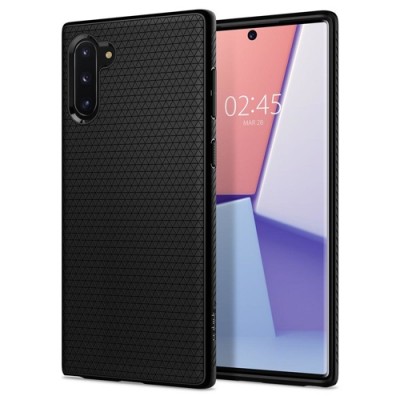 Spigen Θήκη Liquid Air Galaxy Note 10 Matte Μαύρο 628CS27373