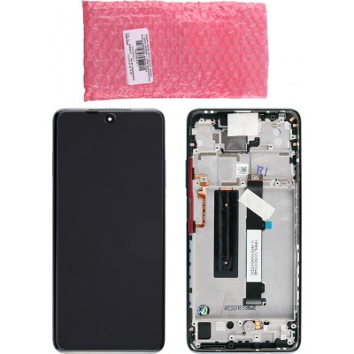  Display Unit + Frame for Xiaomi Mi 10T Lite 5G pearl gray OEM