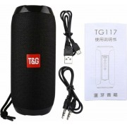 T&G TG-117 Ηχείο Bluetooth 5W με Ραδιόφωνο και 4 ώρες Λειτουργίας Black