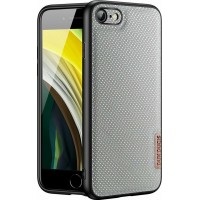 Dux Ducis Fino Back Cover Σιλικόνης / Υφασμάτινο Μπλε (iPhone 8/7)